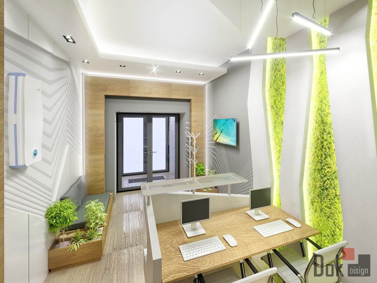 U Clinic, ресепшн, вариант 2, вид 2