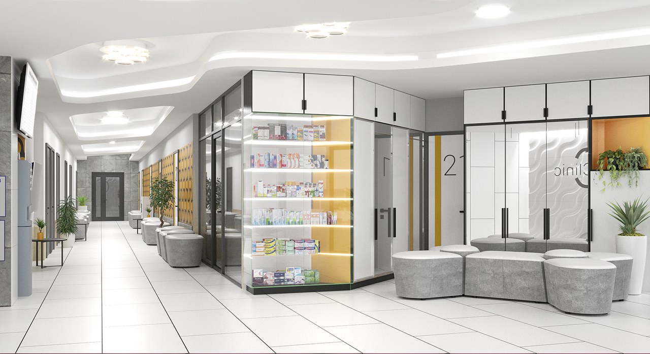 Cclinic, ресепшн, вид 4