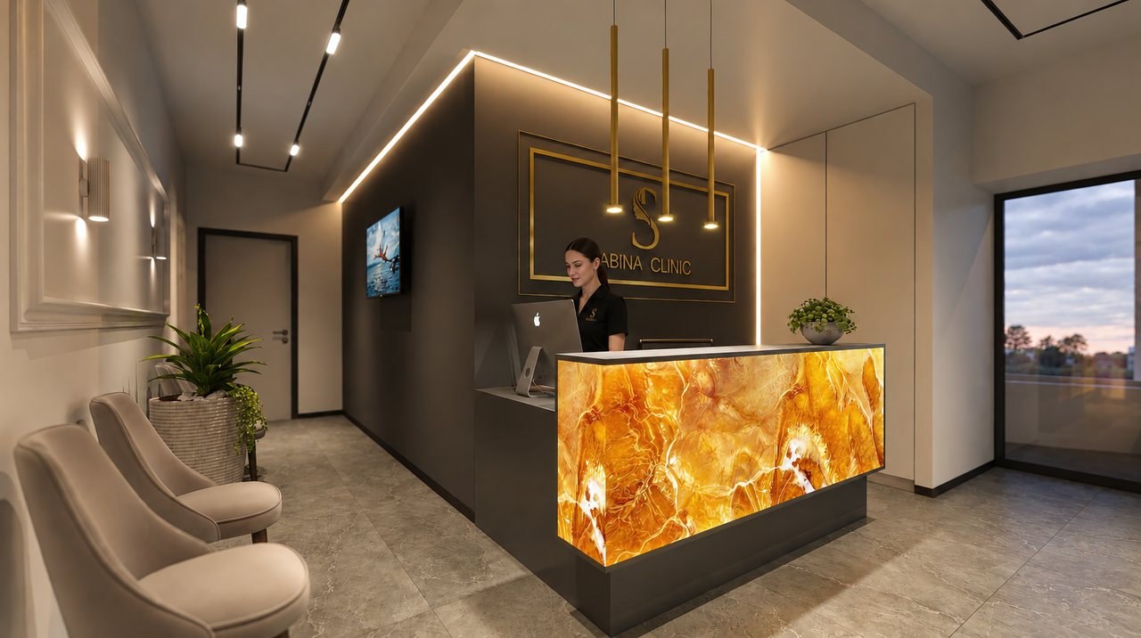 Sabina Clinic, ресепшн, вид 3